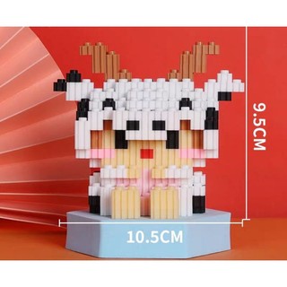 Lego 12 con giáp mini đồ chơi mô hình lắp ráp 3D