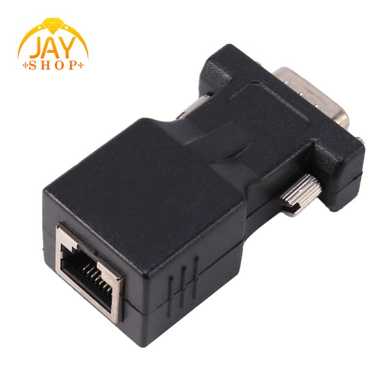 Cáp ChuyểN ĐổI Mở RộNg VGA Sang LAN CAT5 CAT6 RJ45