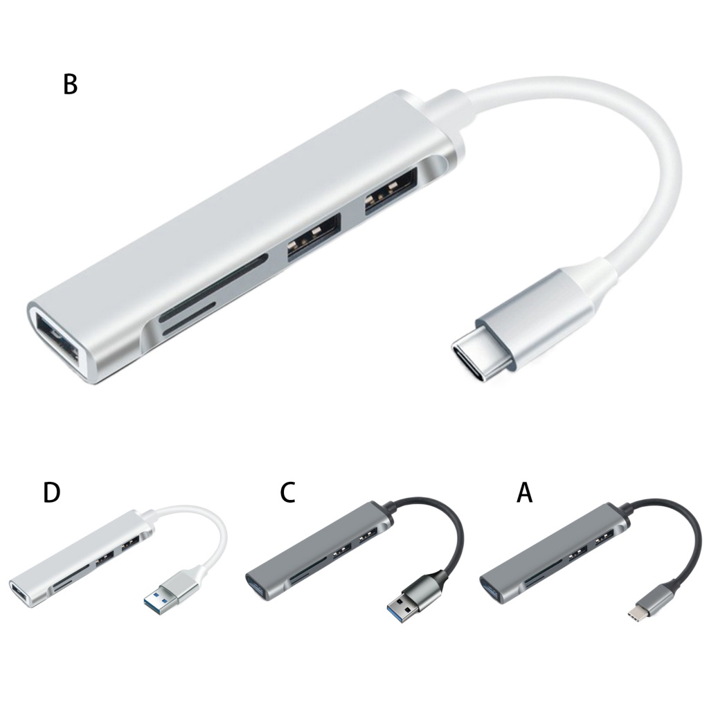 Bộ Chia Cổng USB 2.0 / 3.0 Tốc Độ Cao Đa Năng 5 Trong 1 Hình Hoa Hướng Dương Cho Máy Tính