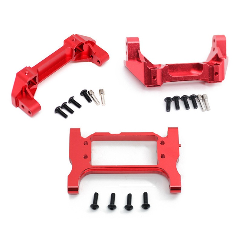 Set 3 Phụ Kiện Thay Thế Cho Traxxas TRX-4 TRX4 Bằng Hợp Kim Nhôm Chống Va Chạm Màu Đen