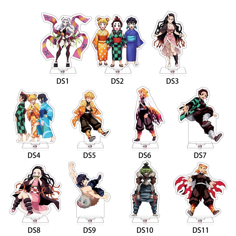 Mô Hình Nhân Vật Anime Demon Slayer Kimetsu No Yaiba Trang Trí Bàn Làm Việc