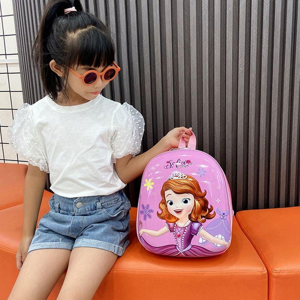 Ba Lô Vỏ Trứng In Hình Mickey Hoạt Hình Trọng Lượng Nhẹ Chống Thấm Nước Cho Bé Trai Bé Gái