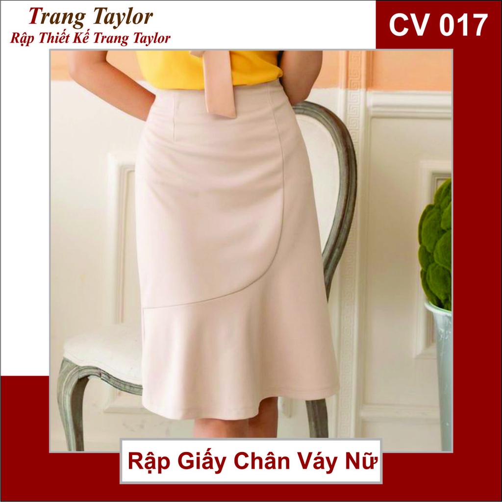 Rập Giấy Chân Váy Nữ