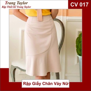 Rập giấy chân váy nữ