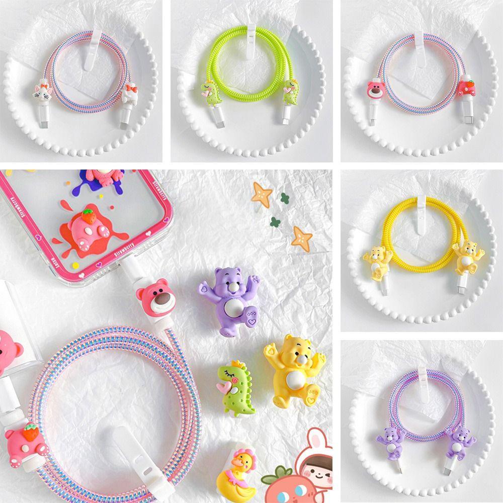 BEBETTERM Dụng Cụ Quấn Bảo Vệ Dây Cáp USB Mềm Mại