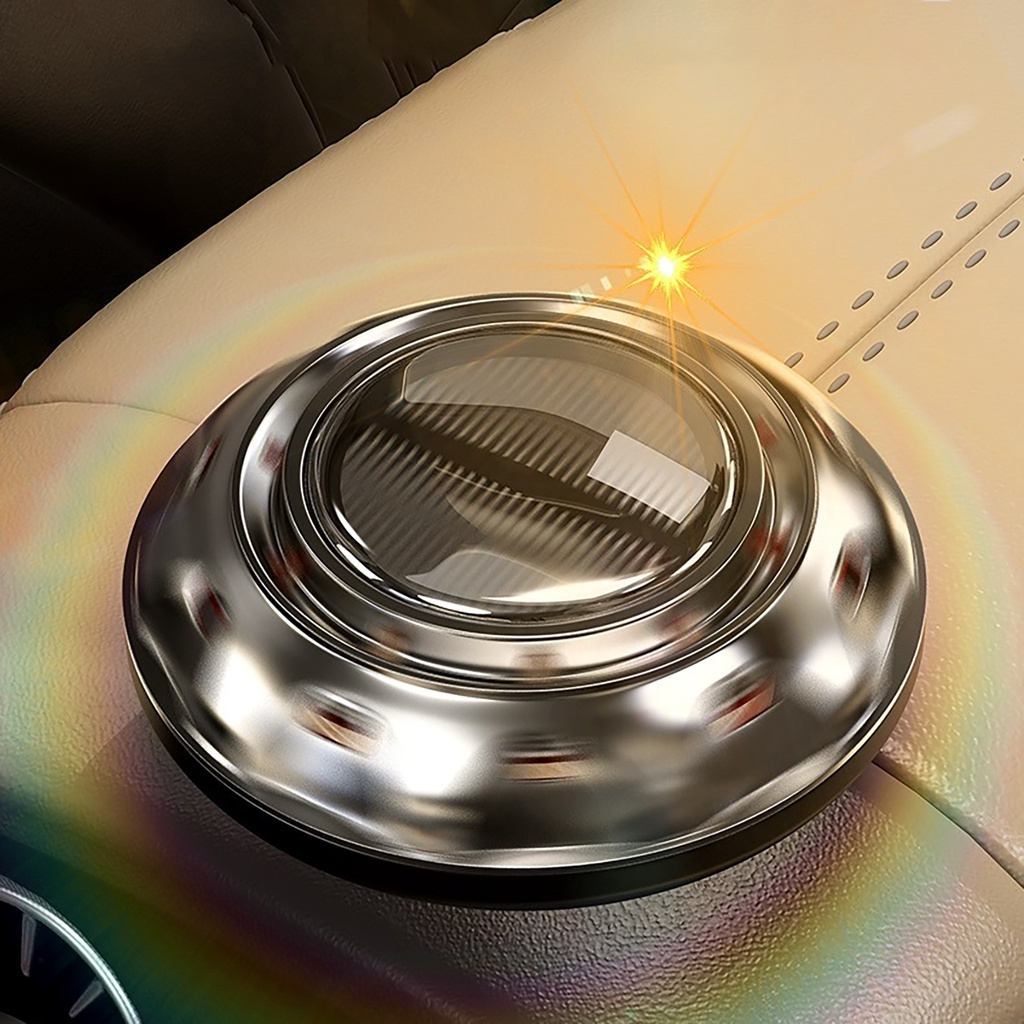 Máy Khuếch Tán Tinh Dầu, Hương Thơm Nước Hoa Trên Ô Tô Sử Dụng Năng Lượng Mặt Trời - Tặng Kèm 2 Lọ Tinh Dầu