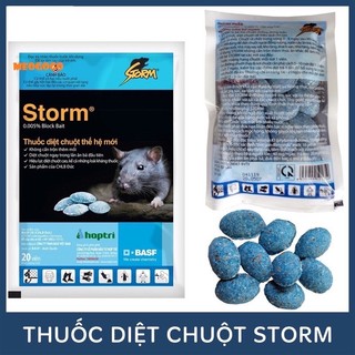 Thuốc diệt chuột sinh học storm 0.005% gói 20 viên