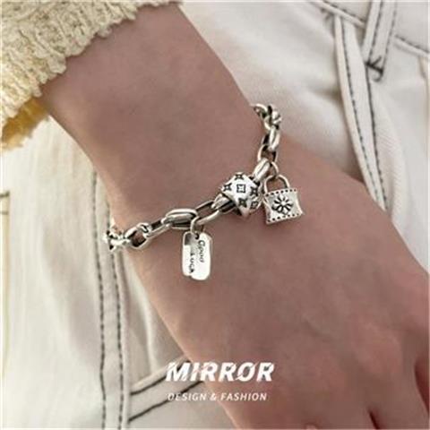 Vòng Đeo Tay Bạc 925 Thời Trang Trọng Lượng 14.4gBCS604