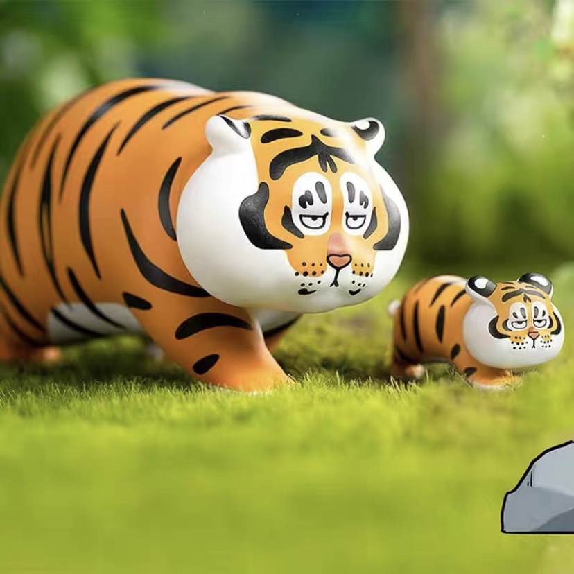 Mô Hình Búp Bê 2 Chú Hổ Panghu & Baby Series Dễ Thương Dùng Làm Quà Tặng Cho Bạn Bè