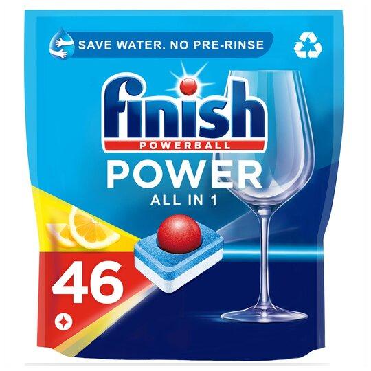 Viên rửa chén bát Finish All in One 90 viên Nhập Khẩu Finish Châu Âu, dùng cho tất cả các loại máy