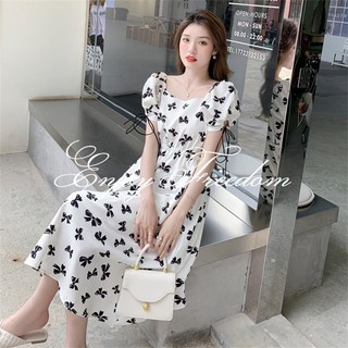 Đầm Nữ Thắt Nơ Phong Cách Hàn Quốc Mới 2023