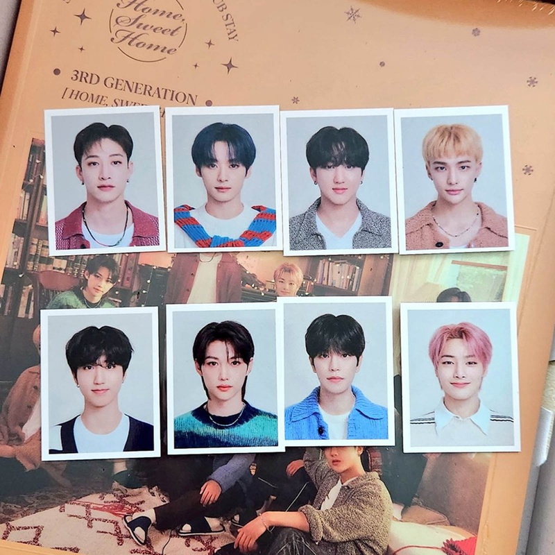 Bộ Thẻ Ảnh LOMO 3RD 1 inch Thế Hệ 1 inch In Hình Nhóm Nhạc Kpop Stray Kids
