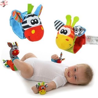Soft Plush Children Toys With Rattle Drawing For Babies 0-12 Months ruiyan