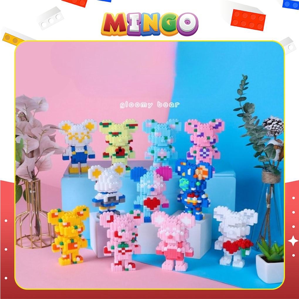 Mô Hình Lắp Ráp 3D Bộ Đồ Chơi Mini Cute Khác Nhau 100 Mẫu Xếp Hình Nhân Vật Hoạt Hình Dễ Thương Cho Các Bé - MINGO