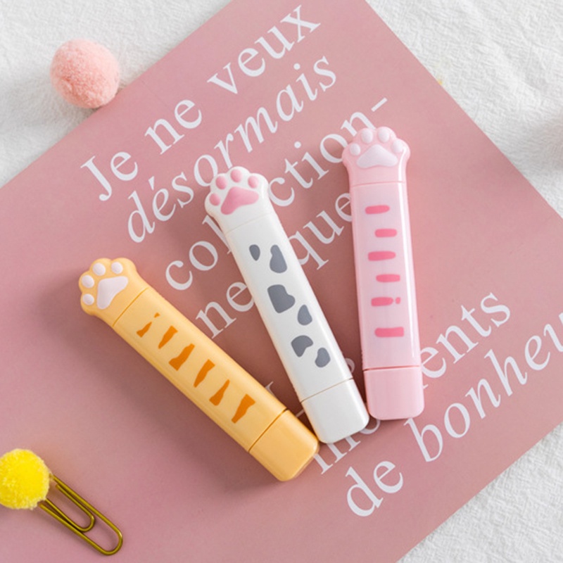 Băng Keo Chỉnh Sửa Móng Vuốt Mèo Hai Đầu Mềm Mại Tươi Tắn Dễ Thương Kèm Băng Keo Hai Mặt diy HB