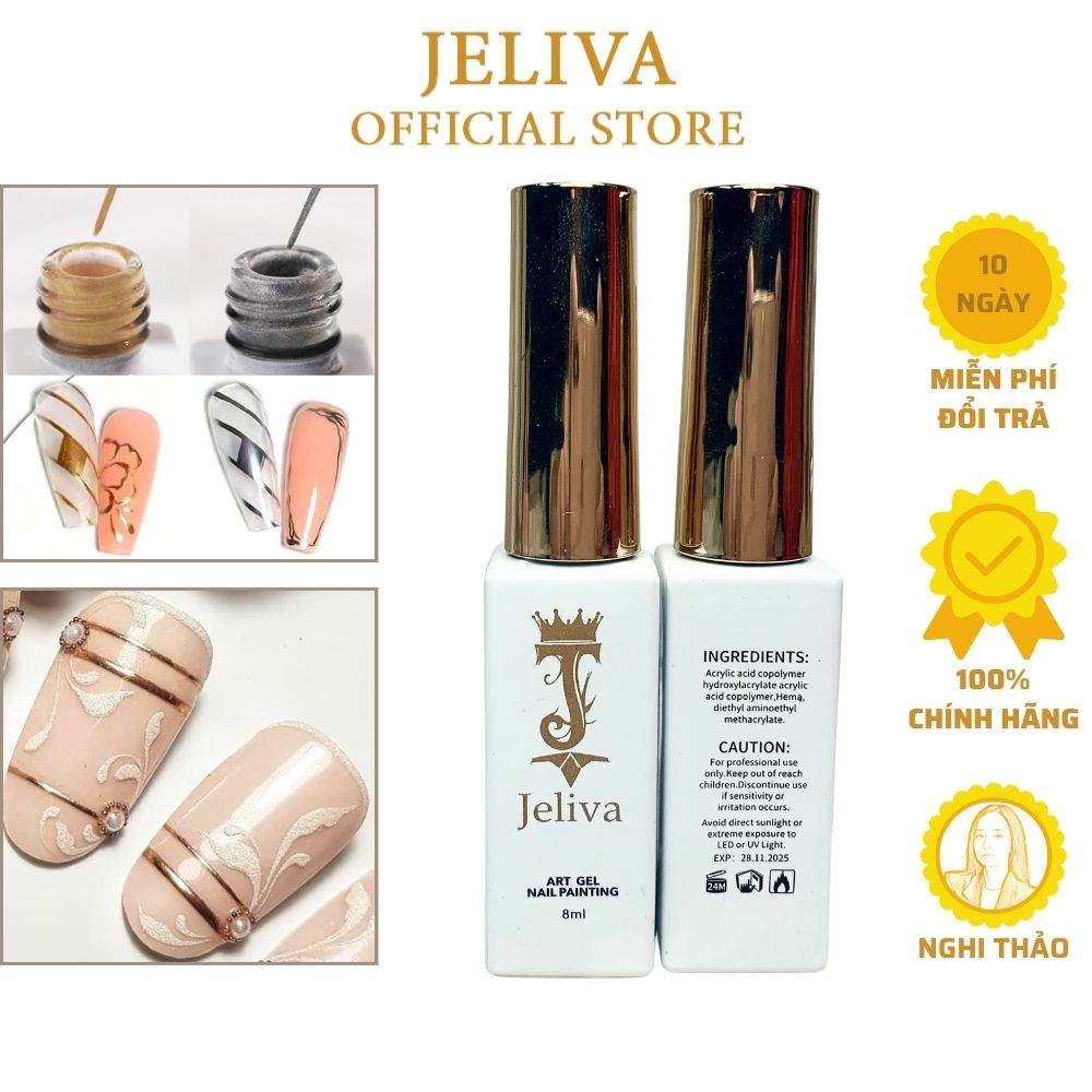 Gel vẽ metan hãng JELIVA lọ 8ml