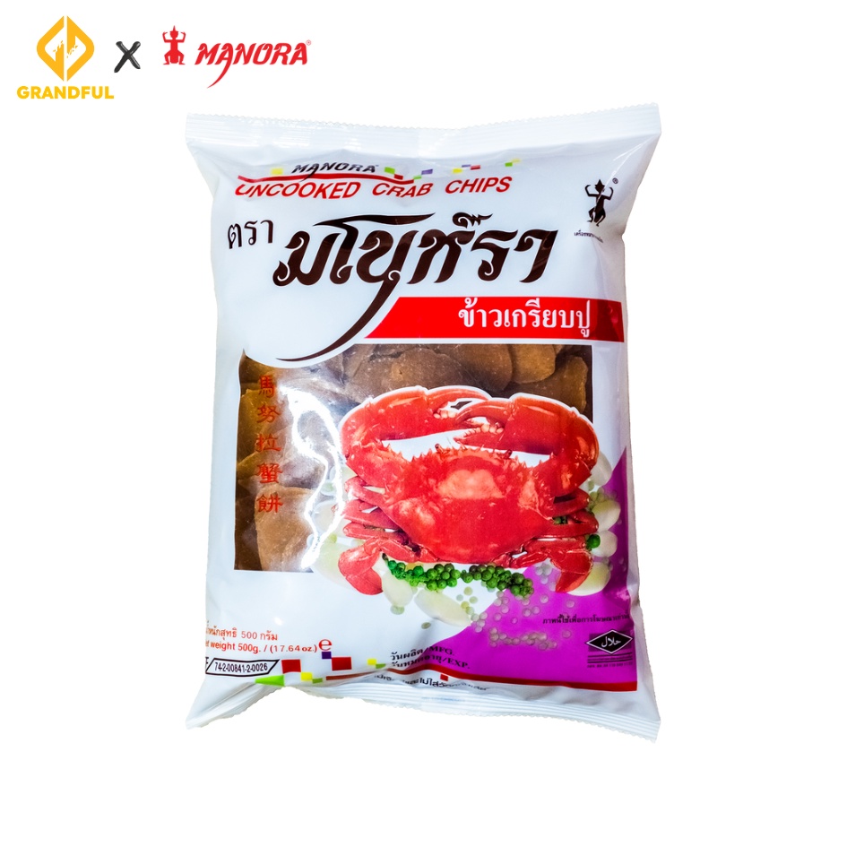 Bánh Phồng Tôm/Cua Chưa Chiên Manora 500g