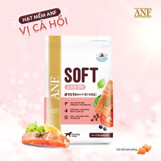 Thức ăn hạt mềm ANF Soft cho chó - Giàu Omega 3, giảm mùi hôi, hạt siêu mềm dễ nhai