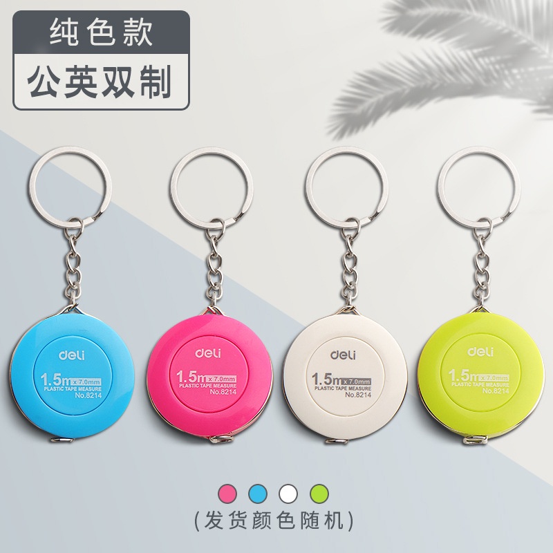 Thước Dây Cuộn Nhỏ Gọn Deli Dài 1,5m