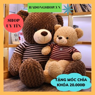 Thú gấu nhồi bông, gối ôm Teddy to bự đủ kích thước 60cm, 80cm, 1m, 1m2 ,1m4, làm quà tặng siêu dễ thương- Hadongshop.vn