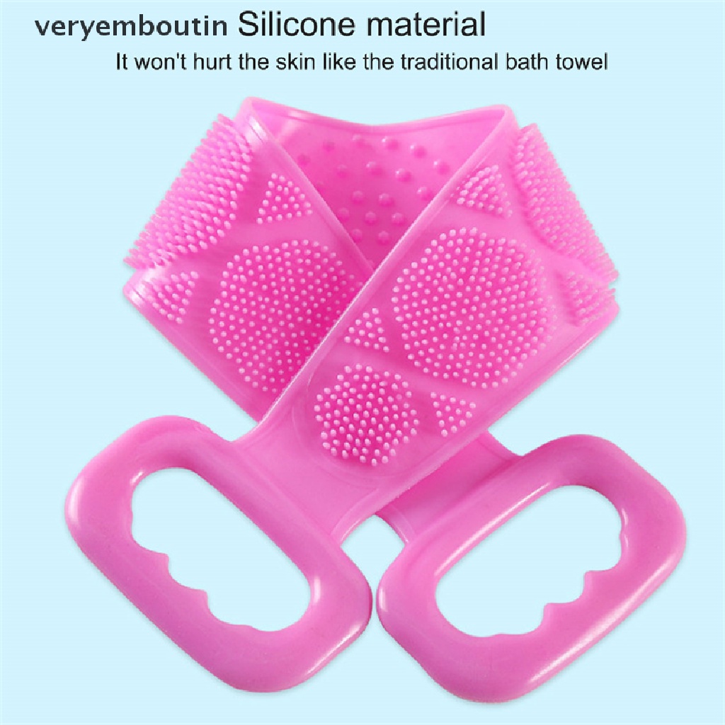 Dây Đai Silicon Mềm Dùng Cọ Rửa Cơ Thể Khi Tắm