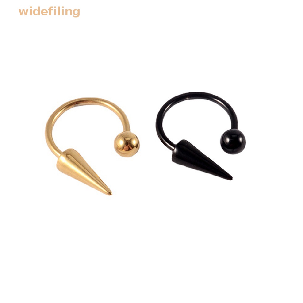 Khuyên Xỏ Mũi / Môi Bằng Thép Không Gỉ Phong Cách Gothic Thời Trang