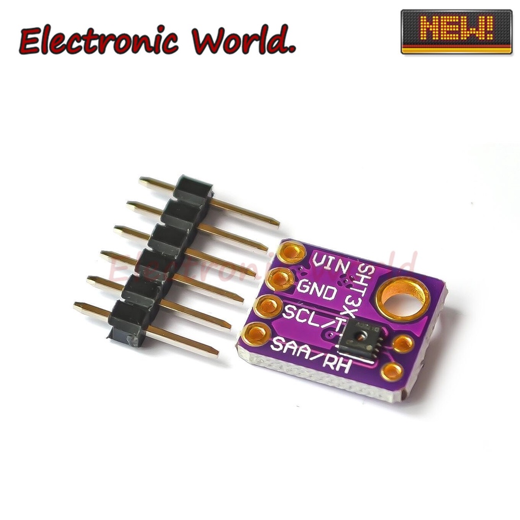 Mô Đun Cảm Biến Nhiệt Độ Độ Ẩm SHT31 SHT30 40 SHT31-D IIC I2C 3V 5V Chuyên Dụng Cho Ardono