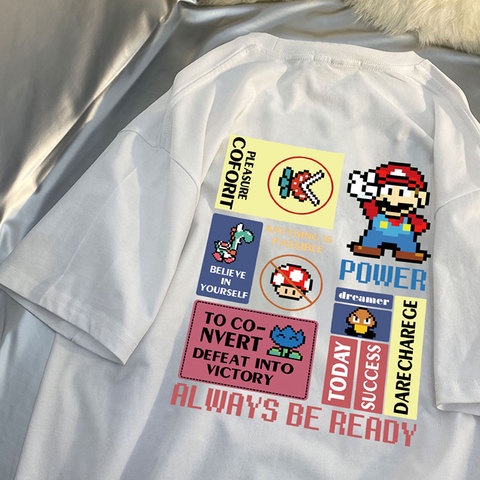 NRVP Áo Thun 100% Cotton NgắN Tay Unisex Plus Size 5XL