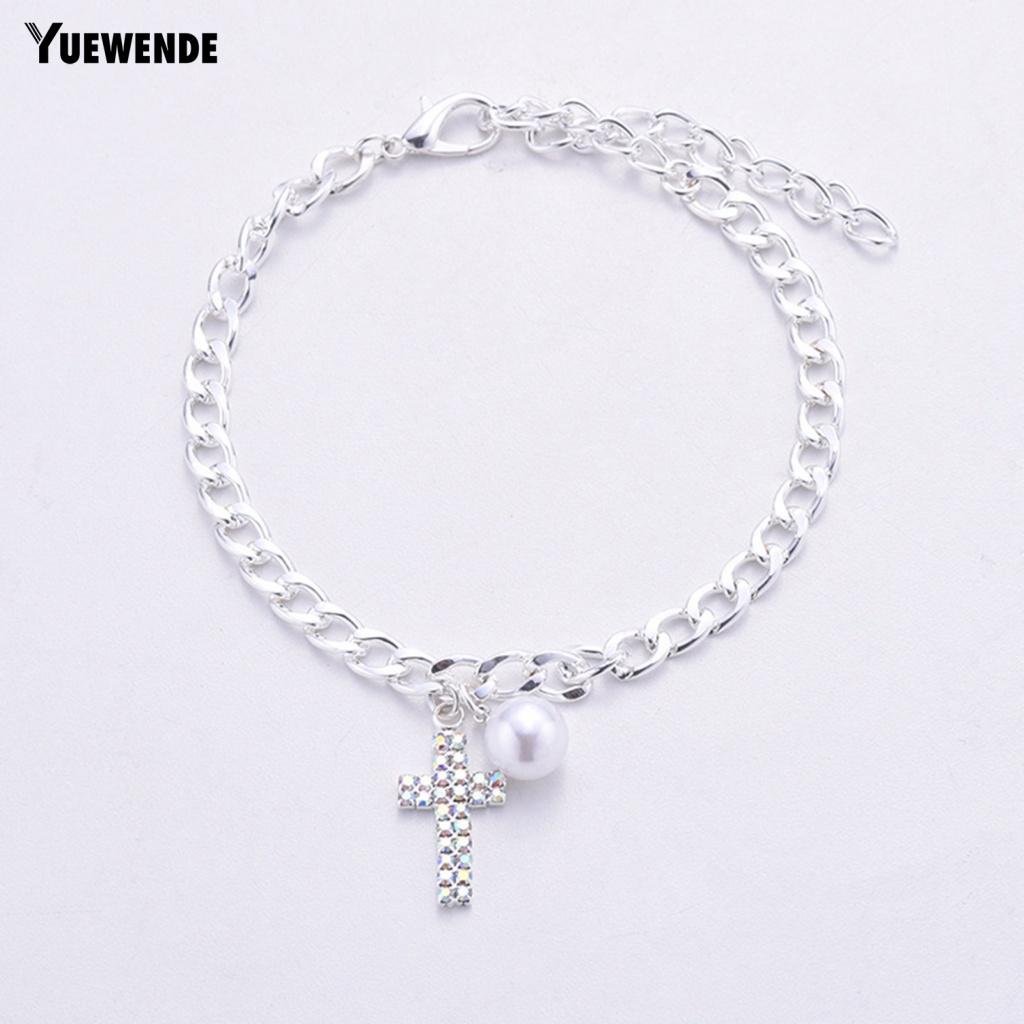 Vòng Cổ Mặt Chữ Thập Đính Đá Thanh Lịch Có Thể Điều Chỉnh Cho Thú Cưng