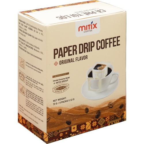 Cà phê túi lọc Mitix Coffee 72g