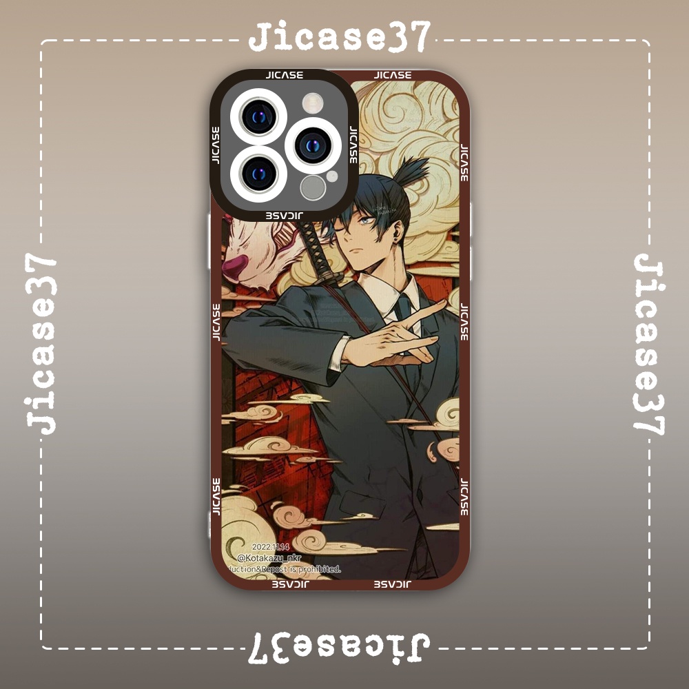 Ốp lưng iPhone Cạnh Vuông Samsung Xiaomi Oppo Jicase Aki Hayakawa Anime Manga Nhật Bản