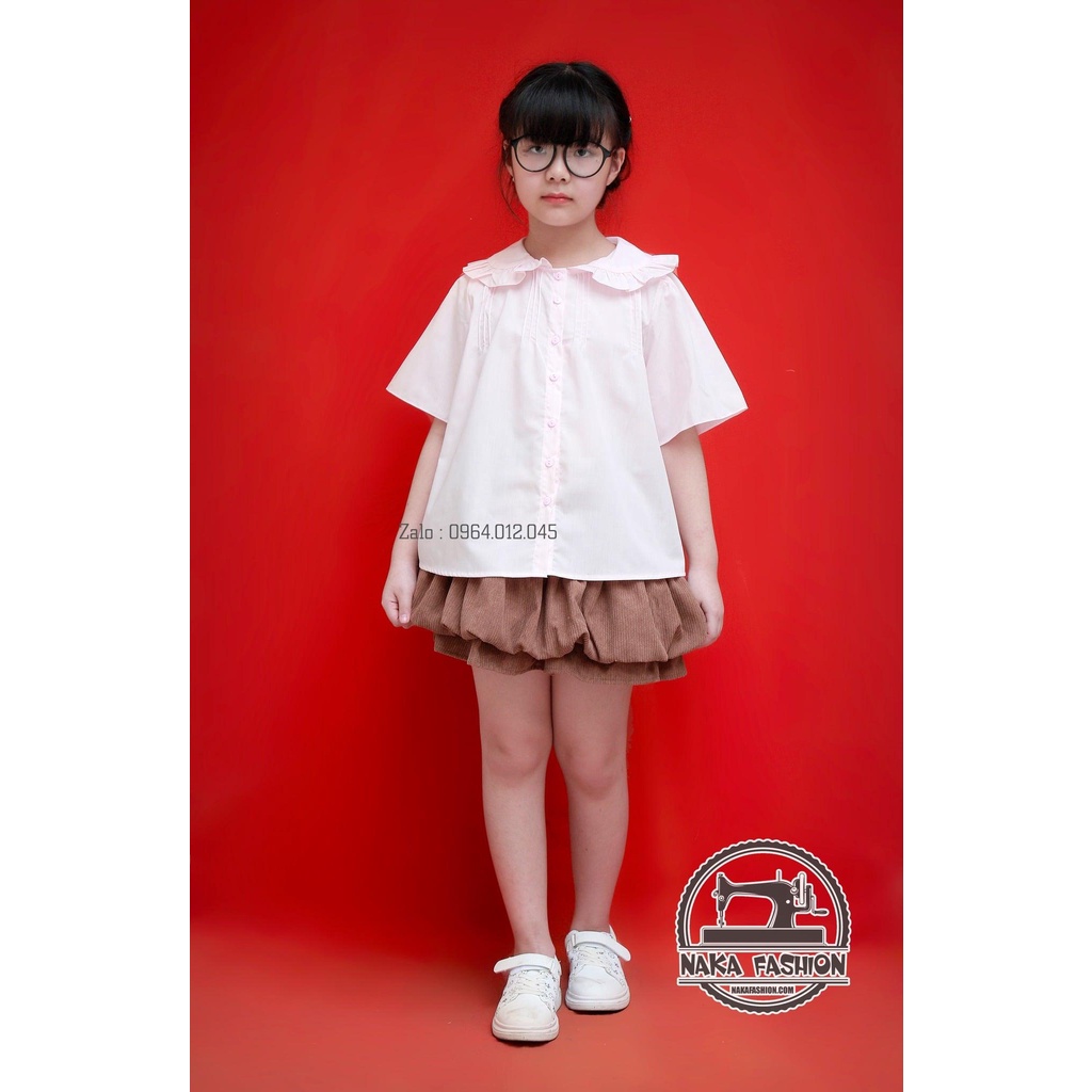 ÁO SƠ MI CỔ SEN BÈO - MSP 2544