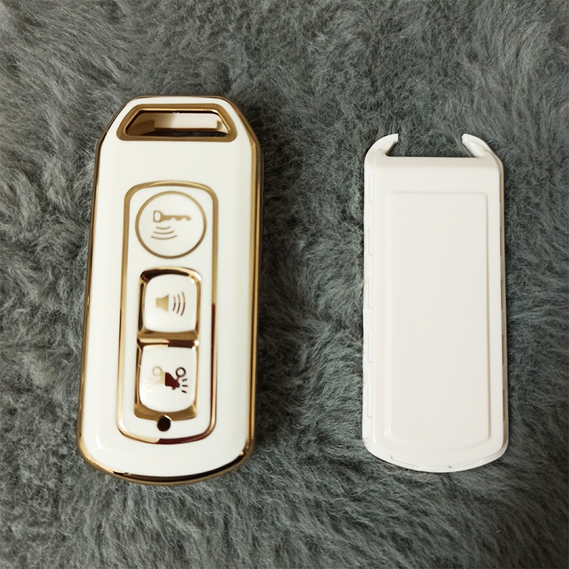 Vỏ Bọc Chìa Khóa Điều Khiển Từ Xa 3 Nút Bằng Silicon TPU Mềm Cho Xe Máy Honda PCX-150 SH 125 ADV 150 PCX 150