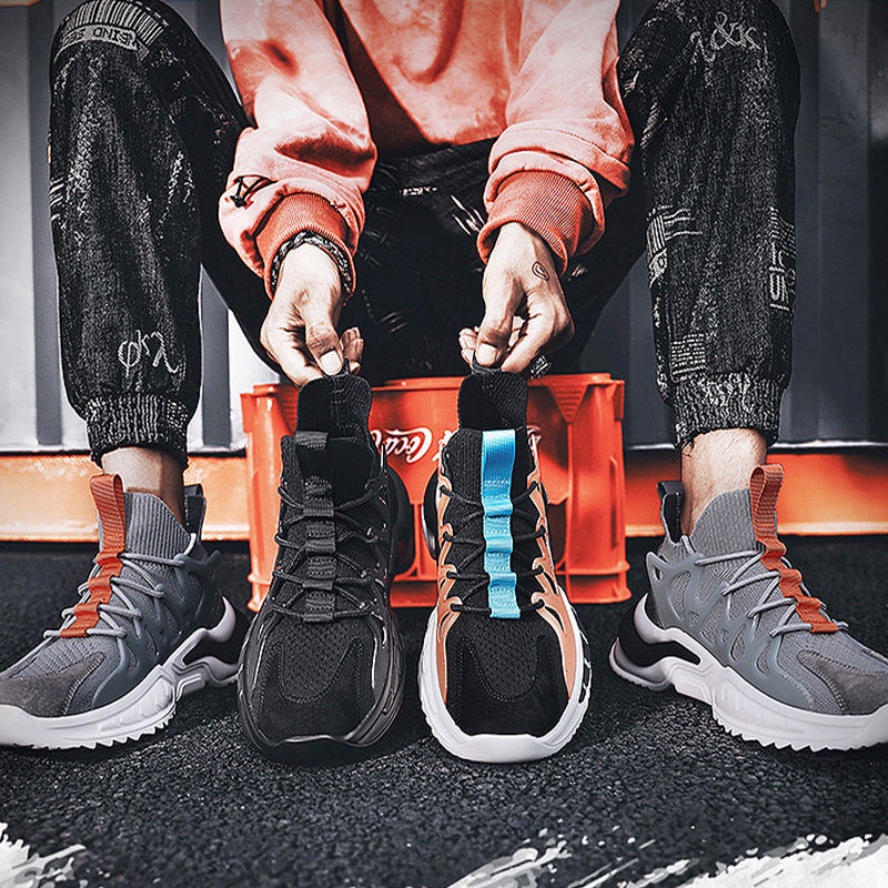 GUDETUOne Giày Thể Thao Chạy Bộ Nhẹ Nhàng Đế Mềm Cho Nam