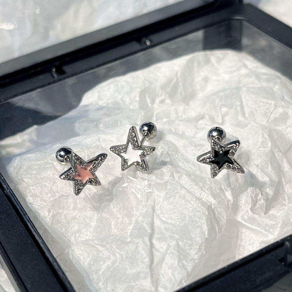 Khuyên Tai Ngôi Sao Năm Cánh Màu Sắc Ngọt Ngào WMES15H