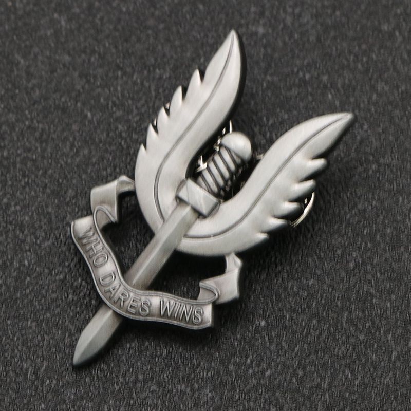 Huy Hiệu Cài Áo In Logo SAS 1942 Kiểu Hoàng Gia Anh Dễ Thương