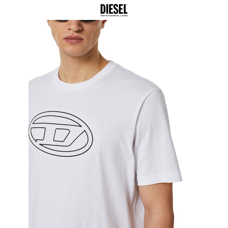 Hàng Mới Về Áo Thun Ngắn Tay Cổ Tròn In LOGO Diesel Thời Trang Xuân Hè Cho Nam