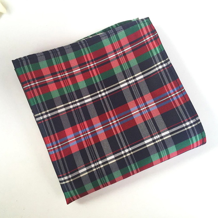 Khăn lụa EFAN hình vuông hoạ tiết sang trọng phong cách cổ điển cho nam