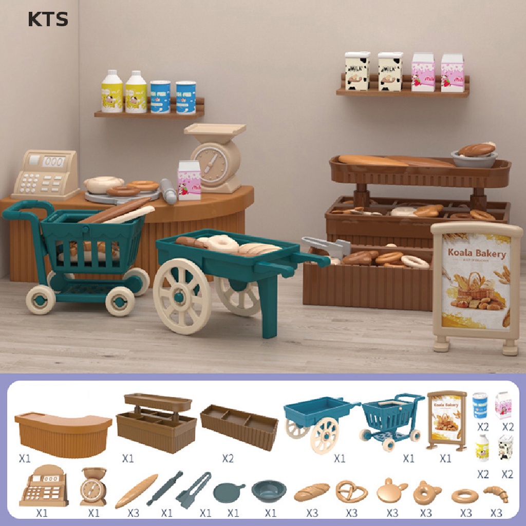 Bộ Đồ Chơi Nội Thất Phòng Ngủ / Nhà Bếp / Phòng Tắm KTS Tỉ Lệ 1: 12