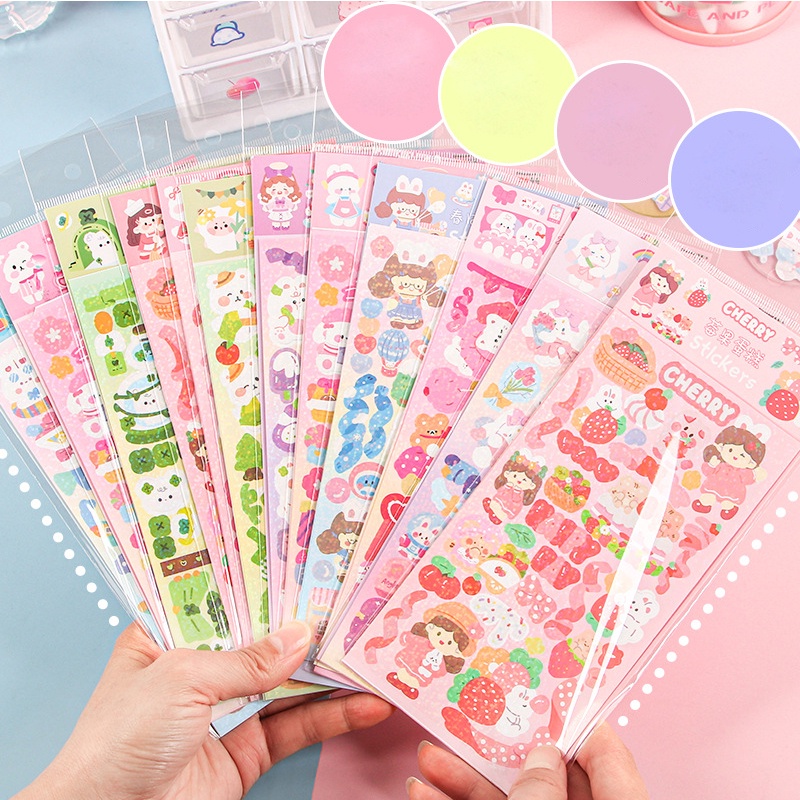 Miếng Dán Trang Trí Hình Guka Dễ Thương Chống Thấm Nước DIY