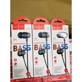 Tai nghe có dây chính hãng HOCO Hifi Super Bass M88 tích hợp Micro jack phone 3.5mm