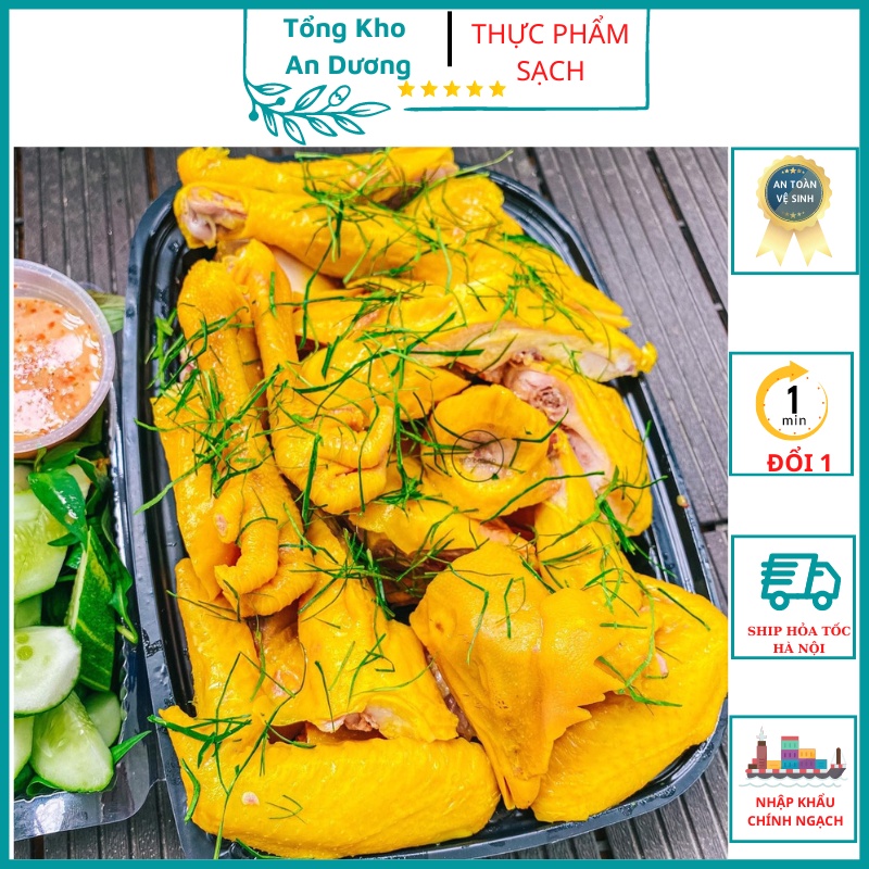 Gà Ủ Muối Hoa Tiêu Siêu Ngon Nửa Con, Tặng Kèm Muối Chấm, Túi Hút Chân Không An Toàn Vệ Sinh Thực Phẩm [ Ship Hỏa Tốc]