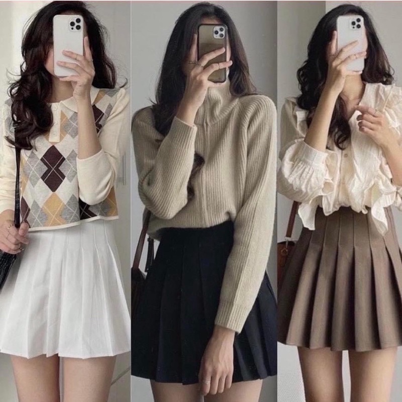 Chân Váy Tennis Ngắn Xếp Li Thời Trang Cao Cấp Giá Rẻ Mã CV003