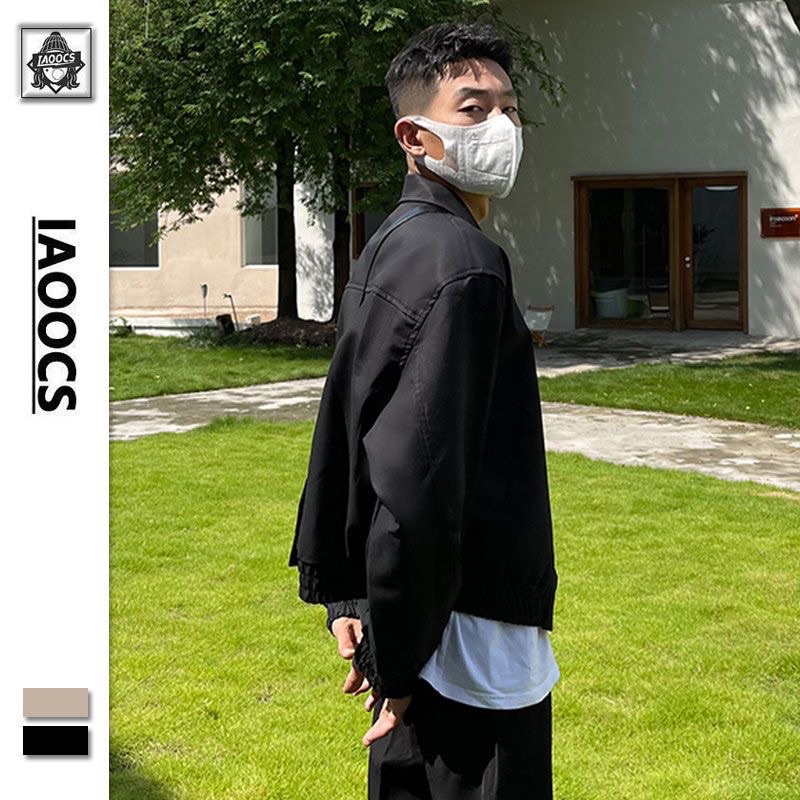 CROPPED JACKET - Áo khoác khaki lót dù streetwear nam nữ