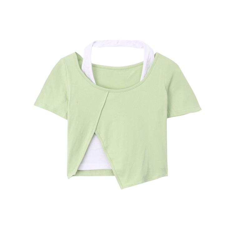 Áo thun nữ NZN ngắn tay cổ tròn thời trang Hàn Quốc