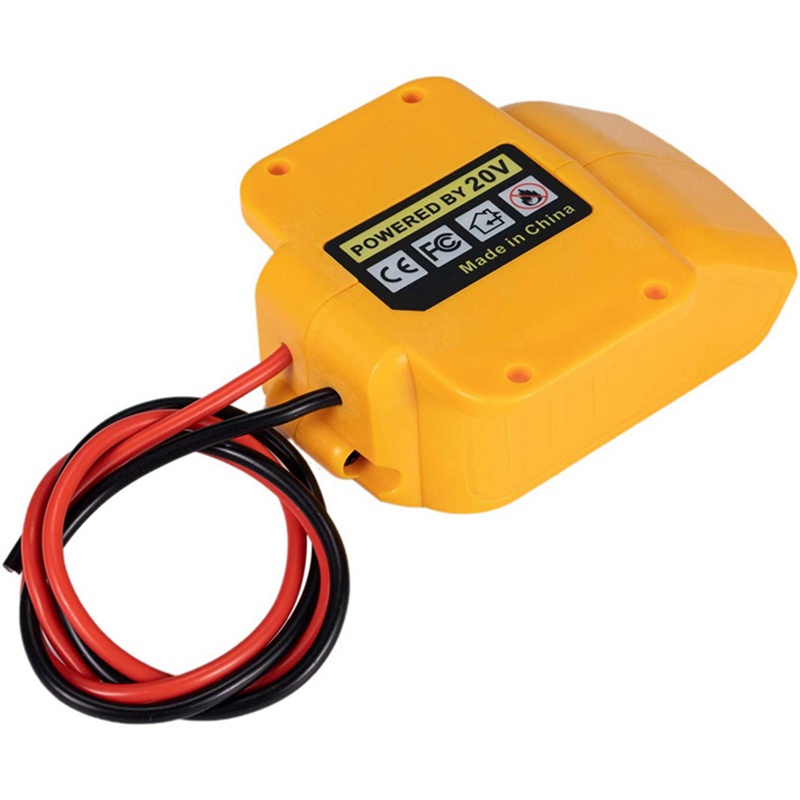 Set 2 Bộ Chuyển Đổi Pin Li-Ion 20V 18V DCB205 DCB205-2 DCB204 Màu Vàng