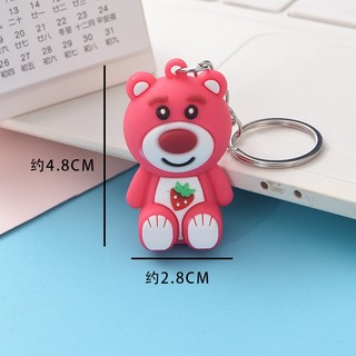 Móc khóa gấu đỏ cute mv14