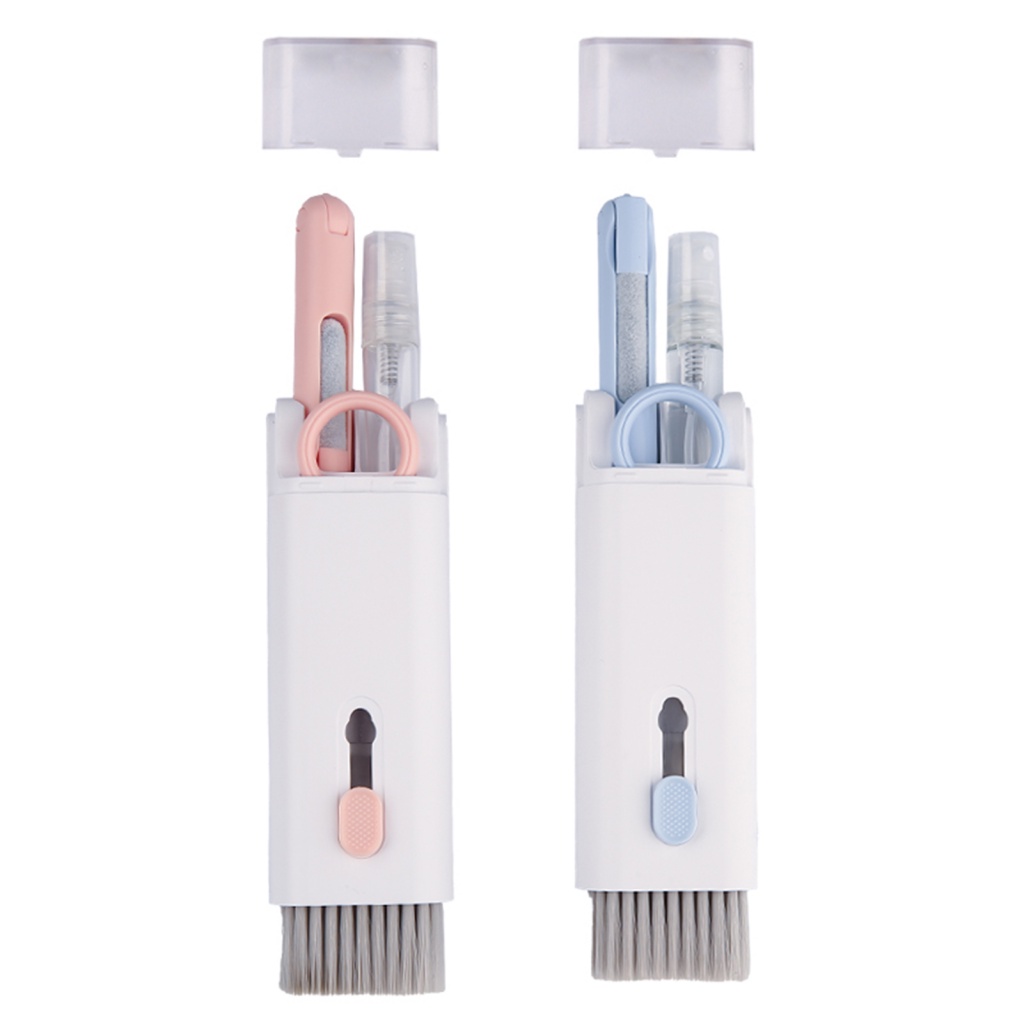 1 Bộ Bàn Chải Làm Sạch Tai Nghe 7 Trong 1 Lông Mềm Tiết Kiệm Sức Lao Động