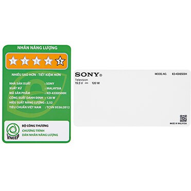 Android Tivi Sony 4K 43 inch KD-43X8500H- Mới Đập Hộp | BigBuy360 - bigbuy360.vn