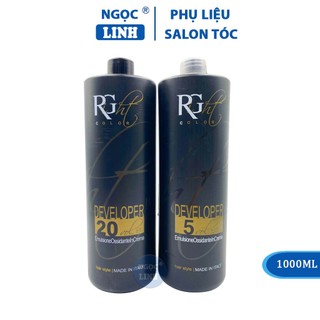 Oxy trợ nhuộm rg right color 3% 6% 9% 12%, thuốc oxi nhuộm tóc rg 1000ml không xót da đầu